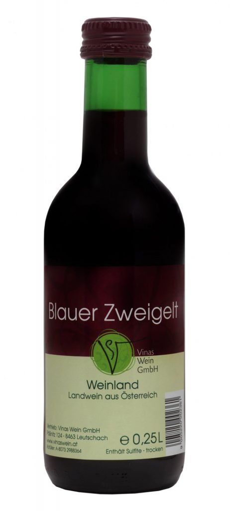 Vinas BlauerZweigelt 0,25 L